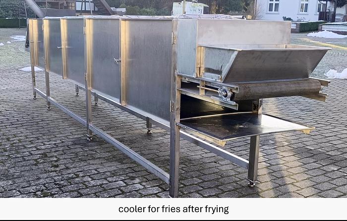 Used Linia do produkcji frytek o wydajności do 5 t/h surowca