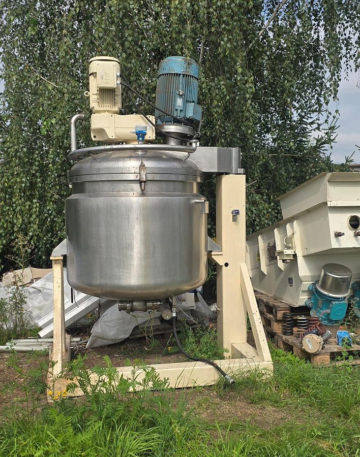 Used Mieszalnik przemysłowy HELMICH 1000 L – zbiornik procesowy z płaszczem grzewczo-chłodzącym