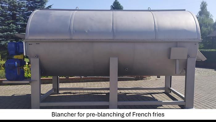 Used Linia do produkcji frytek o wydajności do 5 t/h surowca