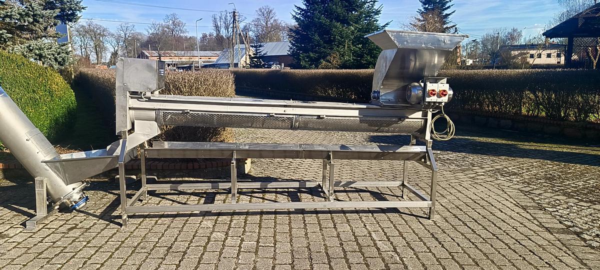 Used Linia do mechanicznego oczyszczania mrożonych owoców jagodowych z zanieczyszczeń i frakcji lotnych