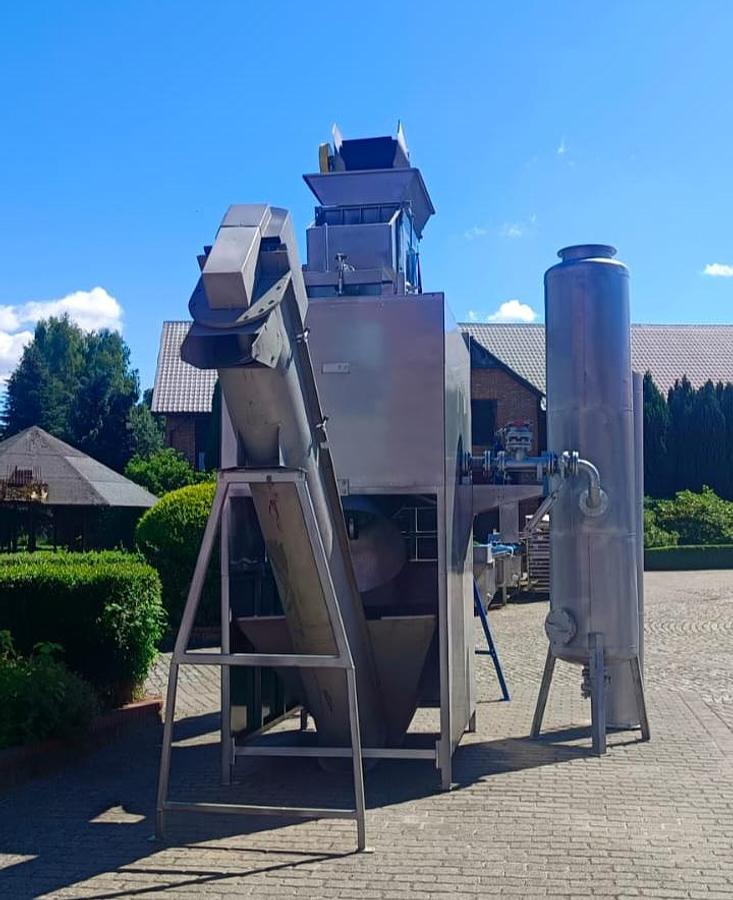 Used Zespół do ciśnieniowego oparzania naskórka warzyw okopowych