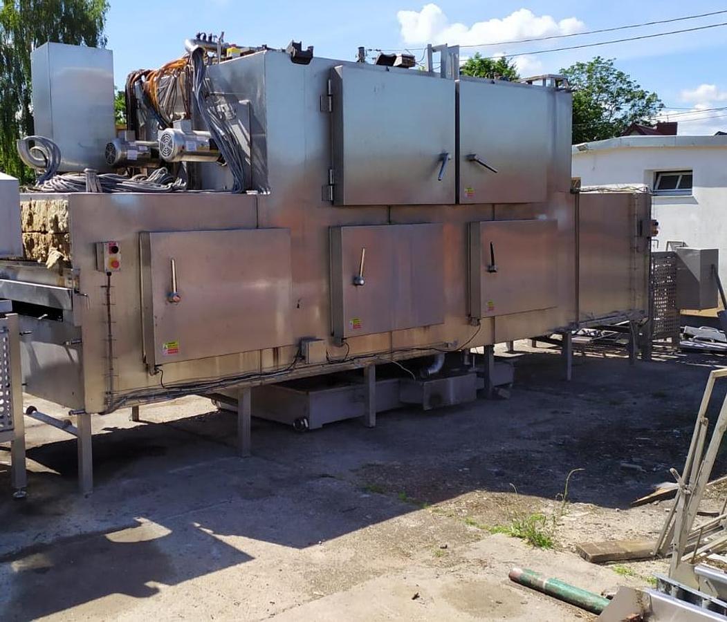 Used Linia do parzenia i zapiekania produktów mięsnych, mięsno-warzywnych, piekarniczych (pizza, zapiekanki), producent JBT