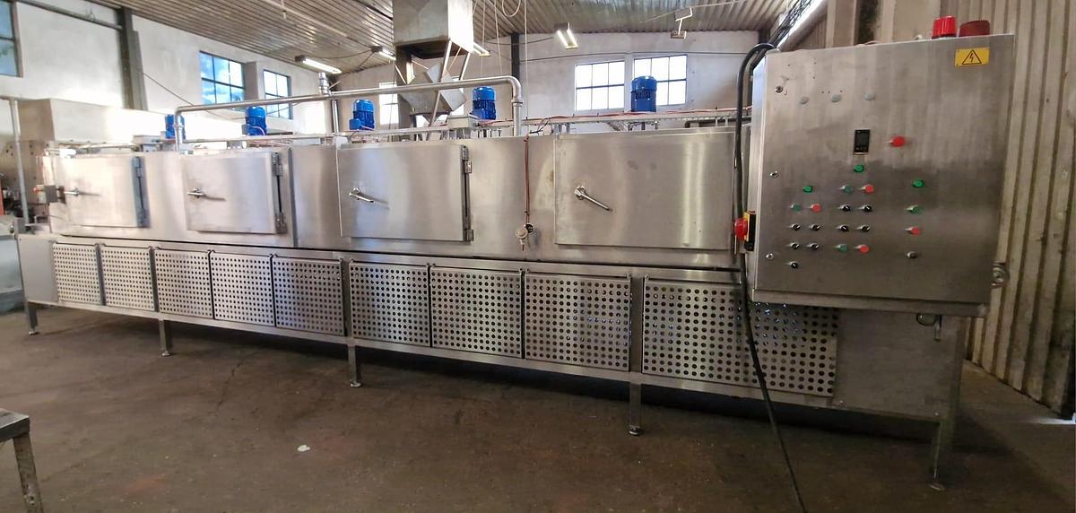 Used Piec tunelowy taśmowy zasilany elektrycznie JBT FoodTech Revoband po modernizacji w Konsorcjum Andziak