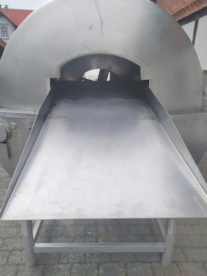 Used Blanszownik bębnowy, parowy "TEN BRINK"- nierdzewny