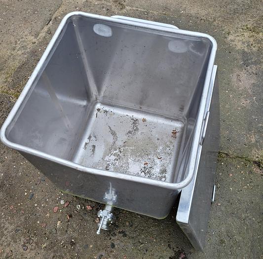 Used Wózek CIMBER 285 l z pokrywą, nierdzewny