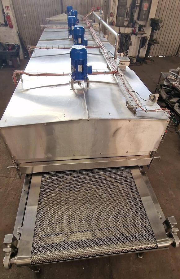 Used Piec tunelowy taśmowy zasilany elektrycznie JBT FoodTech Revoband po modernizacji w Konsorcjum Andziak