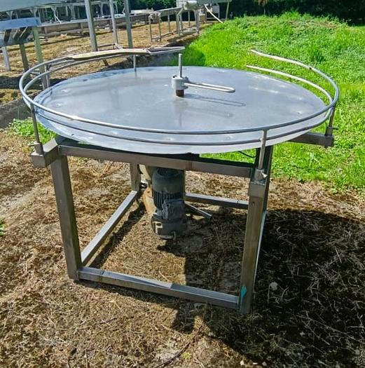 Used Stół obrotowy, wykonany ze stali nierdzewnej