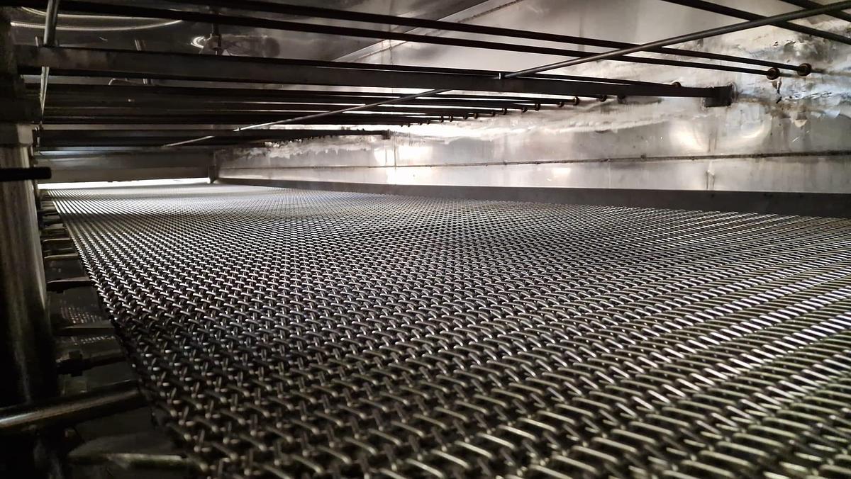 Used Piec tunelowy taśmowy zasilany elektrycznie JBT FoodTech Revoband po modernizacji w Konsorcjum Andziak