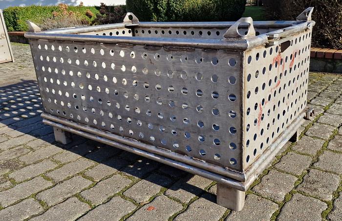 Used Kosz nierdzewny, podwieszany, z otwieranym dnem