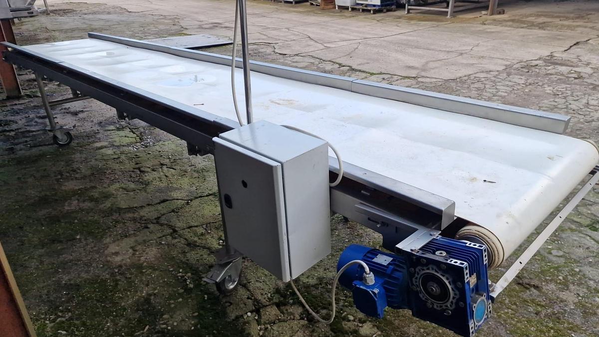 Used Przenośnik (transporter) taśmowy, nierdzewny – 800 mm