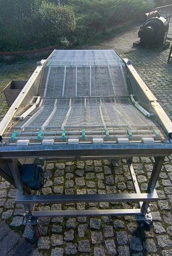 Used Przenośnik nierdzewny z taśmą z drutu nierdzewnego 