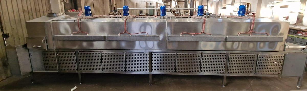 Used Piec tunelowy taśmowy zasilany elektrycznie JBT FoodTech Revoband po modernizacji w Konsorcjum Andziak
