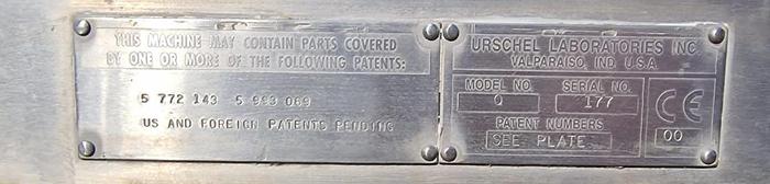 Used Krajalnica "Urschel" - QuantiCut Dicer