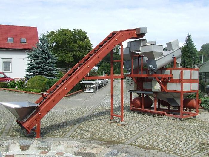 Used Linia do produkcji frytek o wydajności wejściowej do 3 t/h.