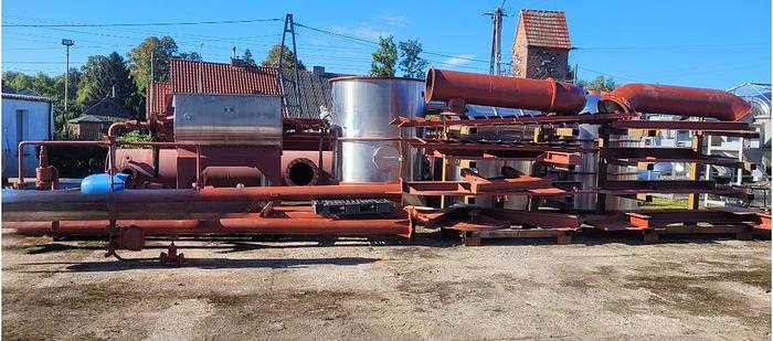 Used Linia do przerobu pomidorów na pastę pomidorową o wydajności 200 t świeżych pomidorów na dobę ze stacją wyparną 2-stopniową firmy "MANZINI"