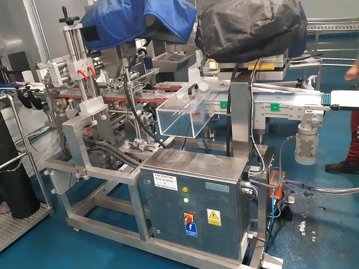 Used Linia maszyn do napełniania, zgrzewania i pakowania żywności – GRUNWALD, DiKon, ILPRA, Packaging Automation