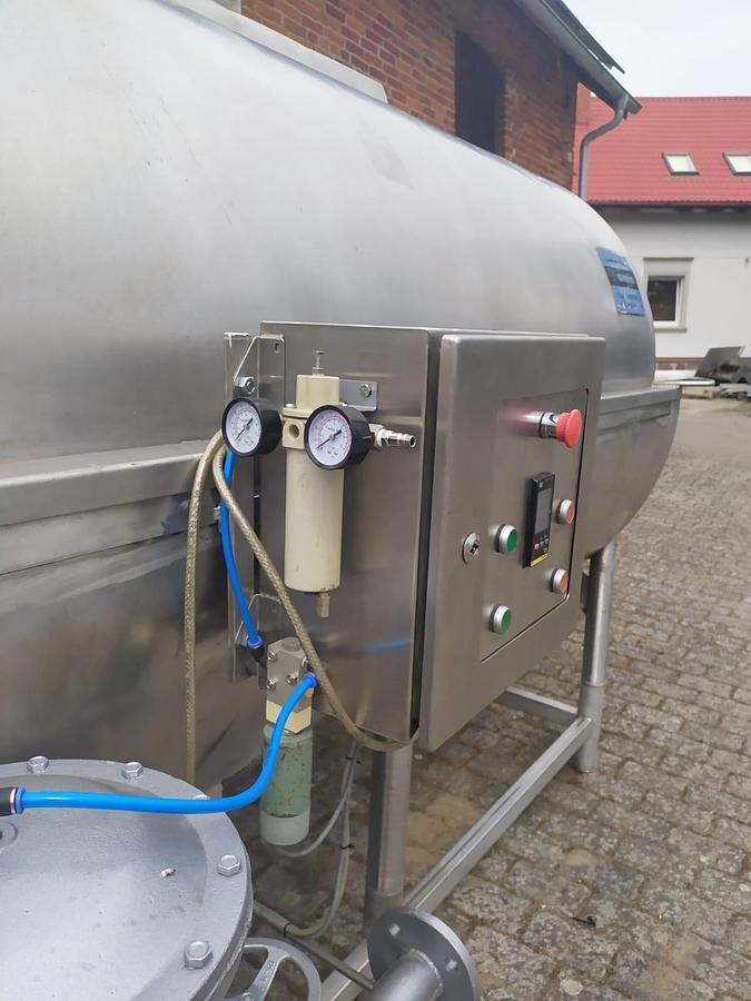 Used Blanszownik bębnowy, parowy "TEN BRINK"- nierdzewny