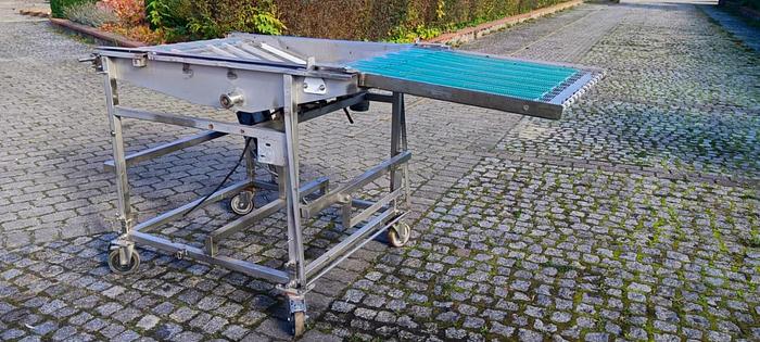 Used Przenośnik nierdzewny z taśmą z drutu nierdzewnego 