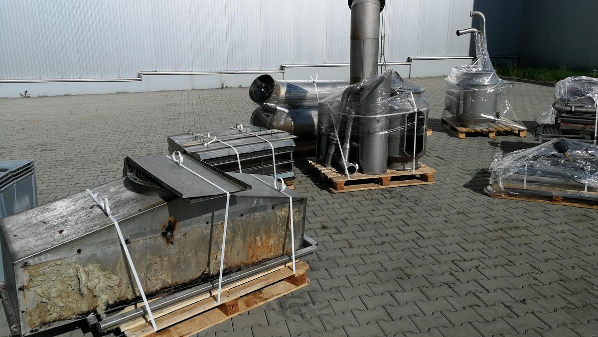 Used Linia do parzenia i zapiekania produktów mięsnych, mięsno-warzywnych, piekarniczych (pizza, zapiekanki), producent JBT