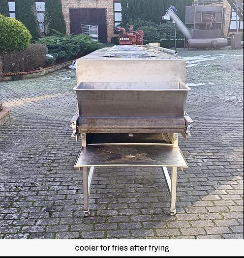 Used Linia do produkcji frytek o wydajności do 5 t/h surowca