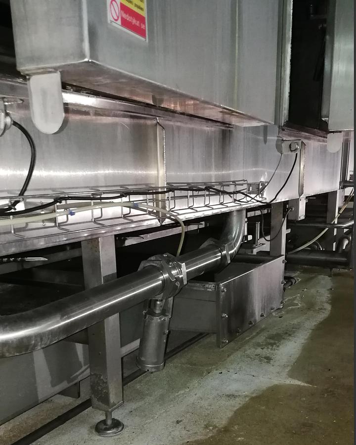 Used Linia do parzenia i zapiekania produktów mięsnych, mięsno-warzywnych, piekarniczych (pizza, zapiekanki), producent JBT