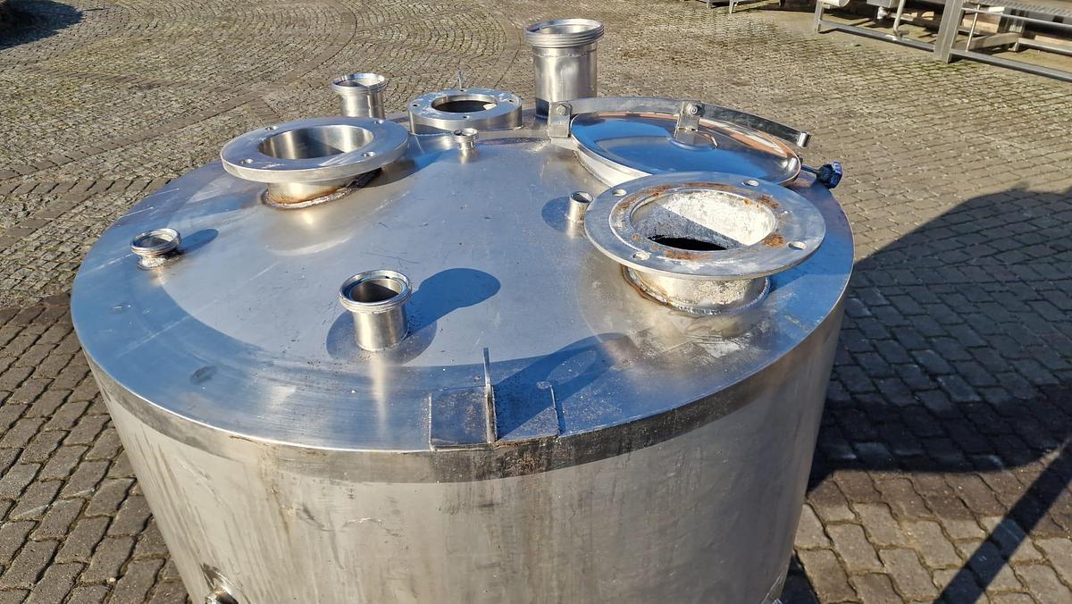 Used Zbiornik RF MAH z płaszczem ściennym do grzania lub chłodzenia.