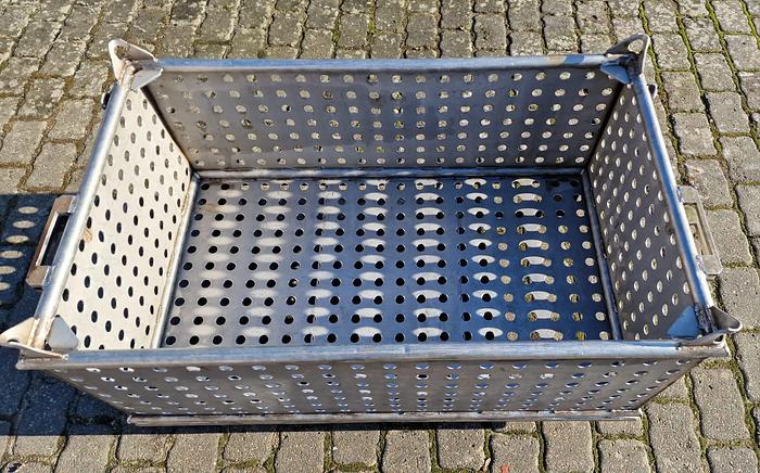 Used Kosz nierdzewny, podwieszany, z otwieranym dnem