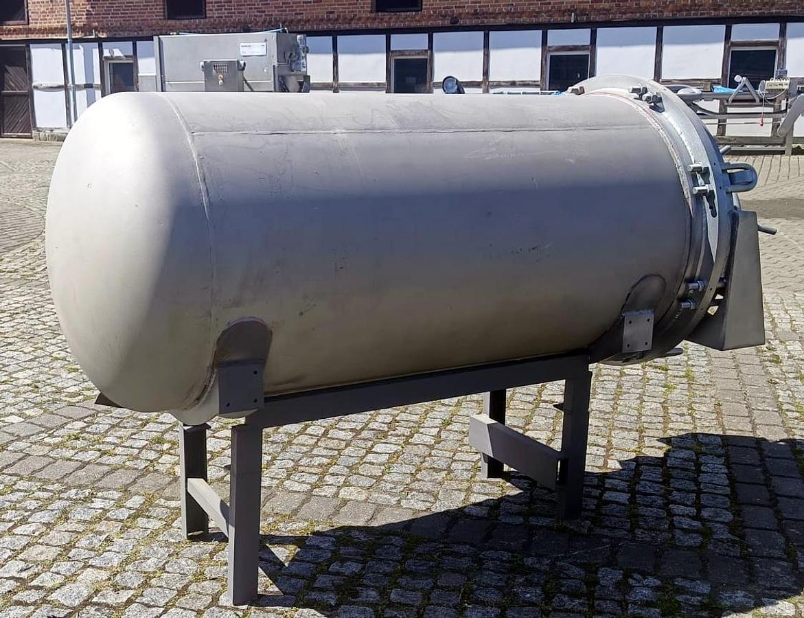 Used Zbiornik ciśnieniowy, nierdzewny, grubościenny z otwieraną pokrywą zamykaną na 8 rygli