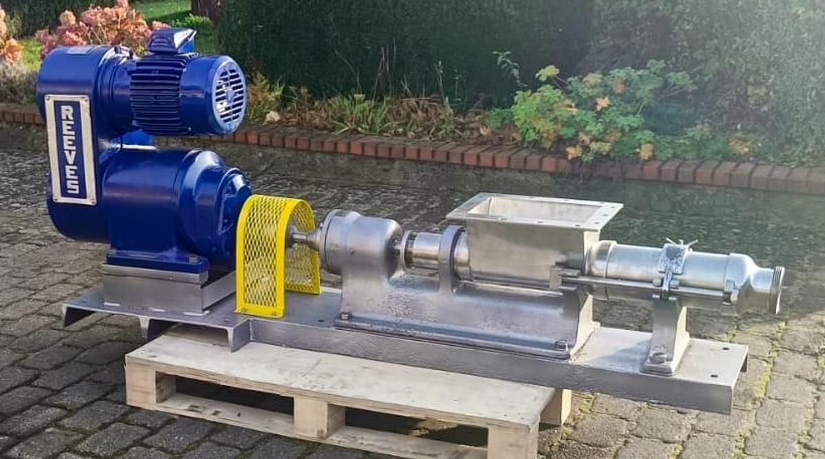 Used Monopompa ze ślimakiem podającym produkt "REEVES"