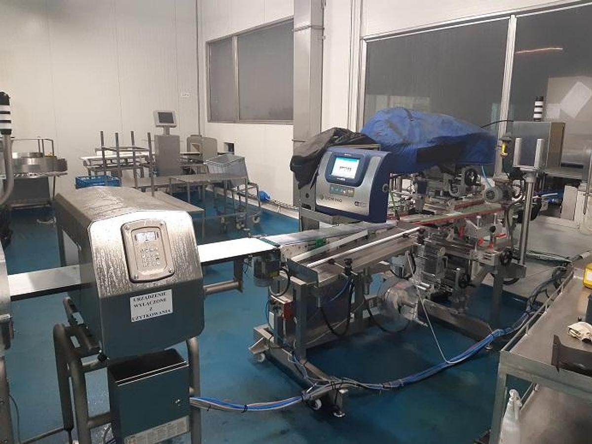 Used Linia maszyn do napełniania, zgrzewania i pakowania żywności – GRUNWALD, DiKon, ILPRA, Packaging Automation