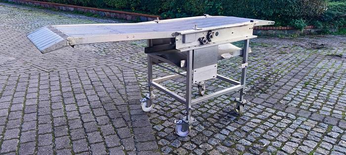 Used Przenośnik nierdzewny z taśmą z drutu nierdzewnego