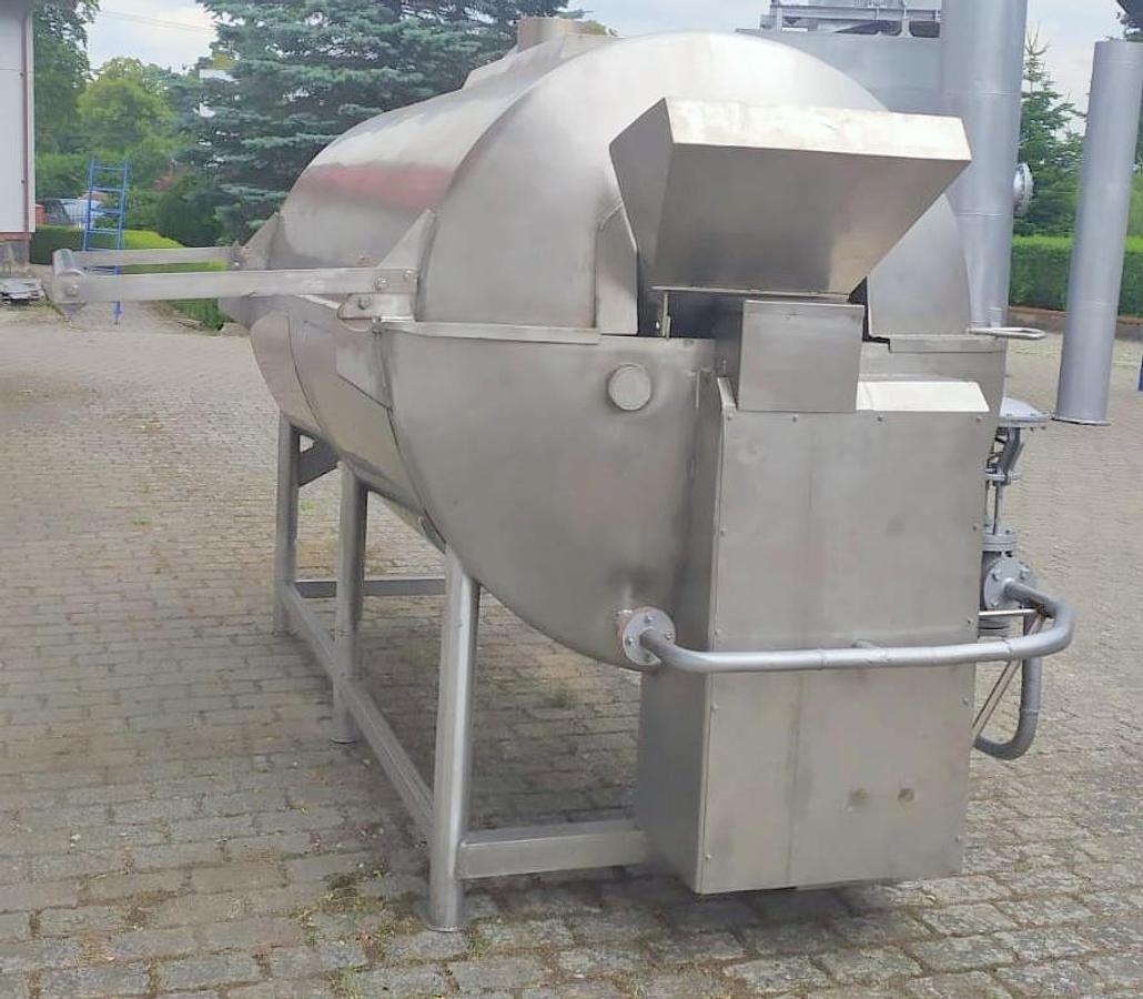 Used Blanszownik bębnowy, parowy "TEN BRINK"- nierdzewny