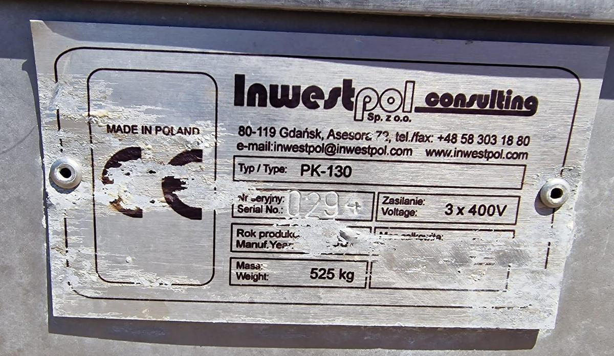 Used Wilk do mięsa INWESTPOL PK-130  ﻿