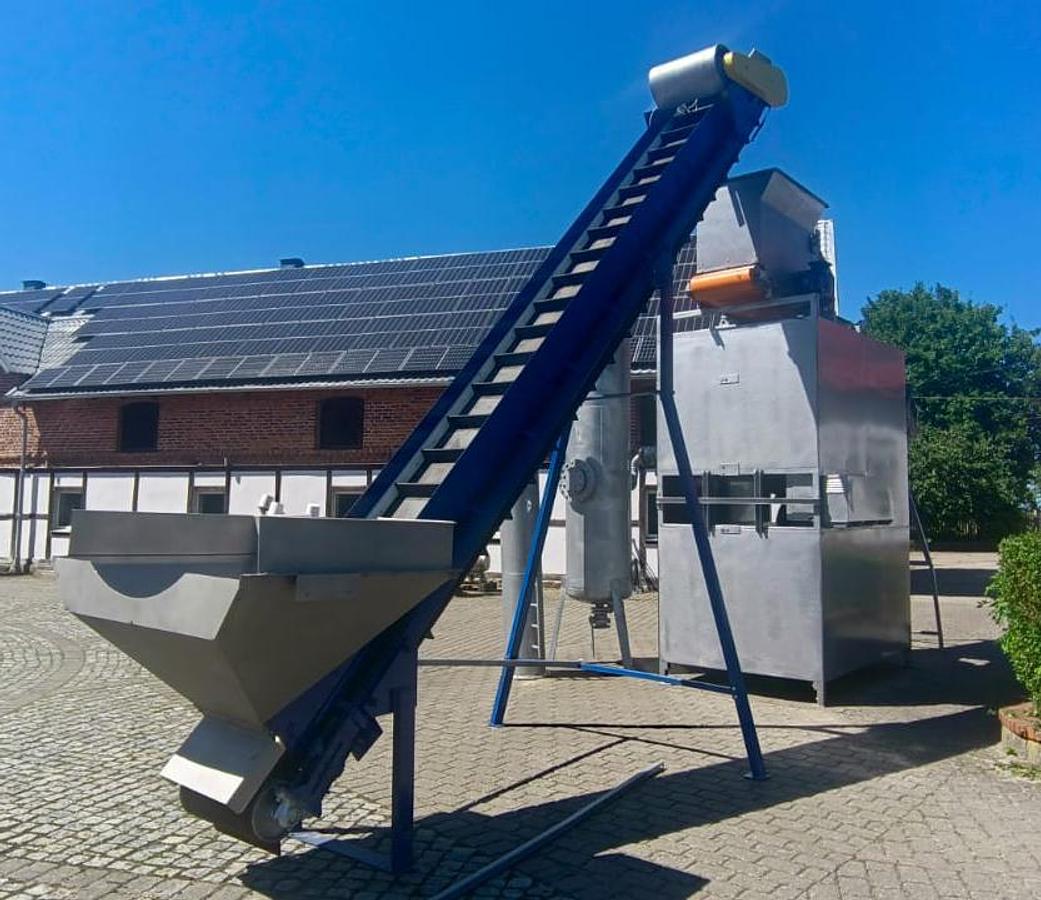 Used Zespół do ciśnieniowego oparzania naskórka warzyw okopowych