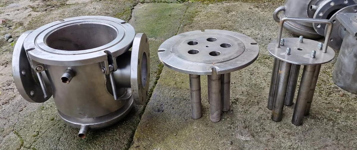 Used Przemysłowe filtry magnetyczne, przepływowe, nierdzewne