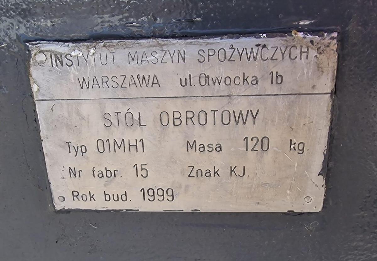 Used Gastronomiczny stół obrotowy