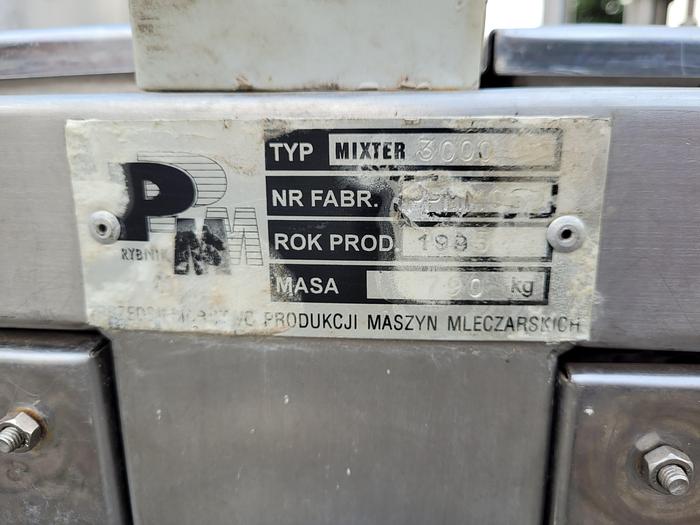 Used Mikser, homogenizator, stabilizator, termizator, oraz pakowaczka w jednym - "Hugart Machines" (obecne "Trepko") Mixter 3000S