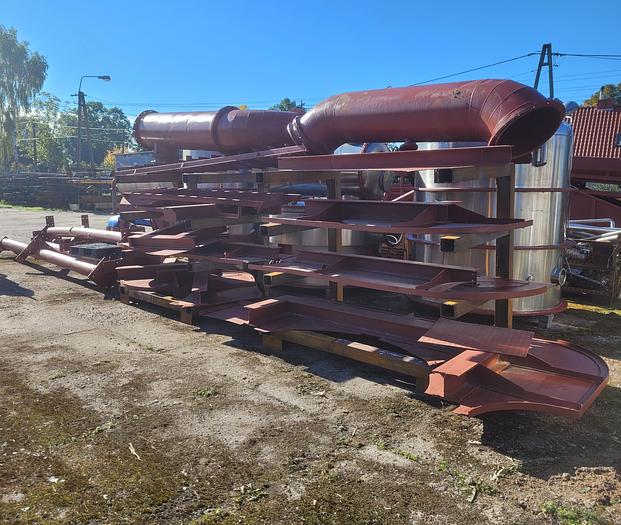 Used Linia do przerobu pomidorów na pastę pomidorową o wydajności 200 t świeżych pomidorów na dobę ze stacją wyparną 2-stopniową firmy "MANZINI"