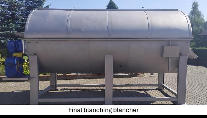 Used Linia do produkcji frytek o wydajności do 5 t/h surowca