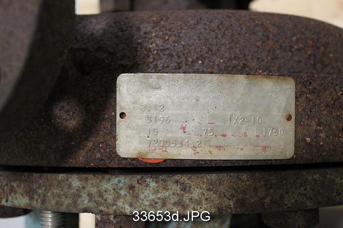 Used Goulds 3196 Pump, 1x2x10 #33653
