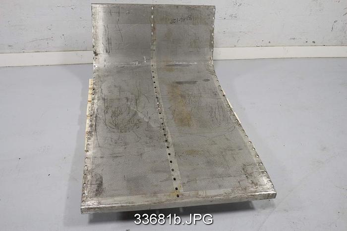 Unused Bird JS24 Vibrating Screen Plate, 1/8" Hole Size #33681