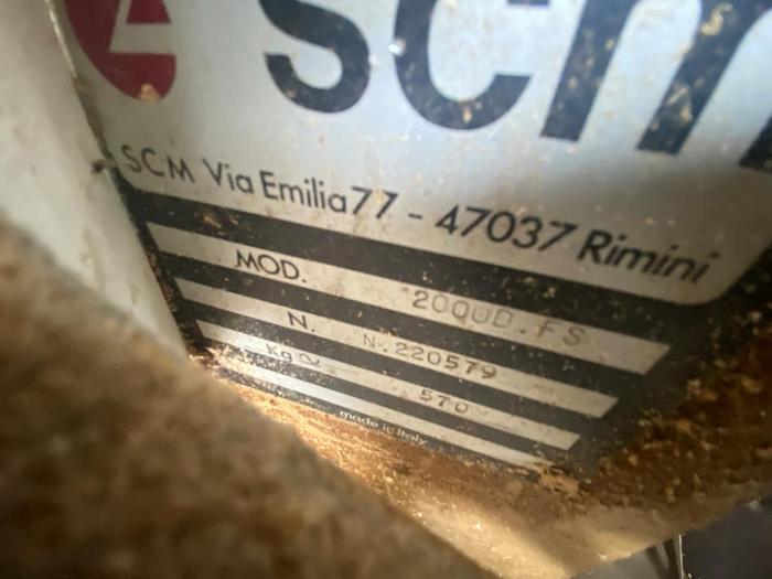 Used SCM L'invincibile 2000D Thickness Planer