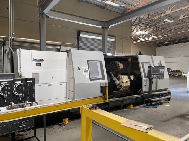 Used Okuma Model LB45II CNC Slant Bed Lathe, New in 2015 #6363