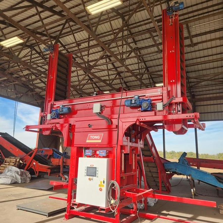 Used 2024 Tong Engineering Twin Uni Fill Big Bag and Box Filler for onions, carrots, potatoes