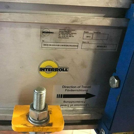 Gebraucht INTERROLL Gurtbandkurve 90° Kurve