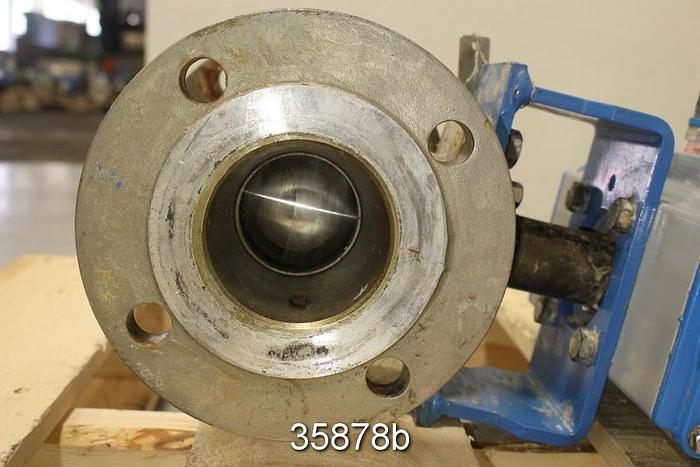 Used Neles Jamesbury 3 7150313600TTT2 3" Ball Control Valve #35878