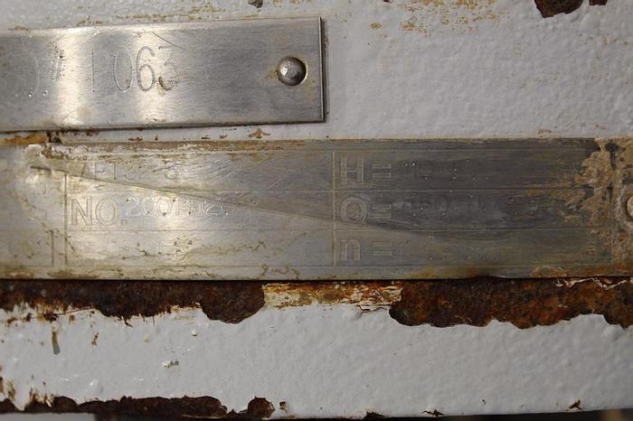 Used Sulzer APT32-3 Pump, Iron Casing, 3-Vane Stainless Steel impeller #43811