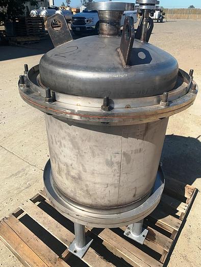 Used Tank, 50 Gallon, S/st, DT/DB, Removable Top #C743967