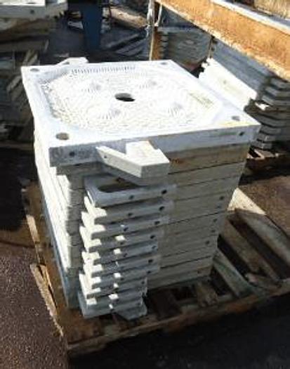 Used 12 CU. FT. SHRIVER/EIMCO FILTER PRESS – POLYPRO – 630 MM – AUTOMATIC CLOSURE