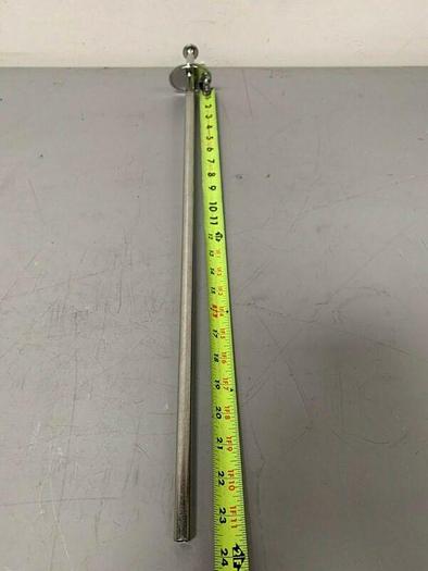 Used Stainless Steel 26" x 1/2" Siphon Tube w/ 1" Sanitary Fitting